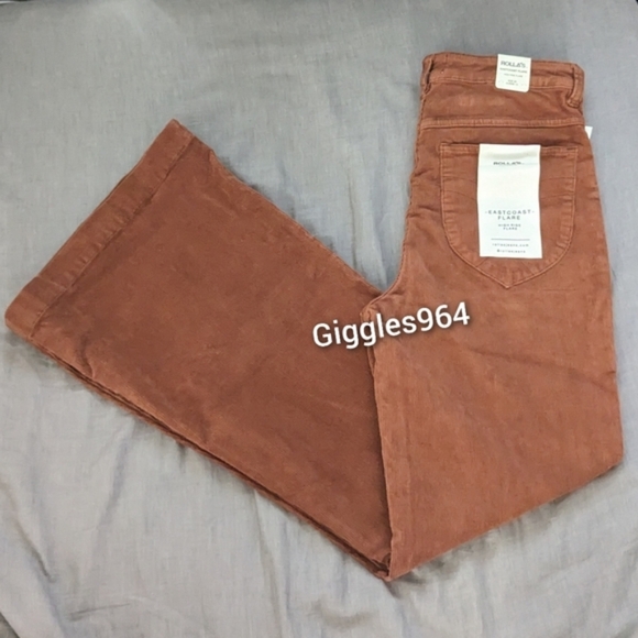 Rolla's East Coast Flare Cords Corduroy Pants Jeans - Picture 3 of 16